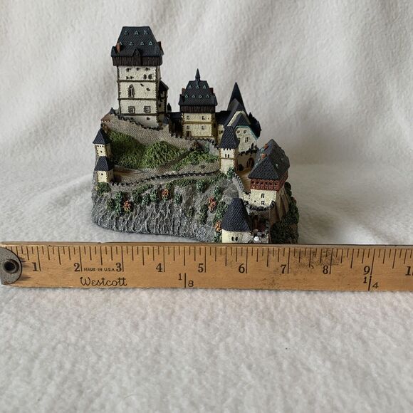 Vtg Danbury Mint Karlstejn Castle Enchanted Castles Of Europe Czech Republic - Picture 12 of 12